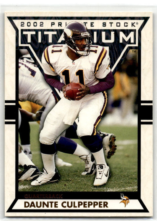 2002 Pacific Private Stock Titanium #56 Daunte Culpepper Retail NM