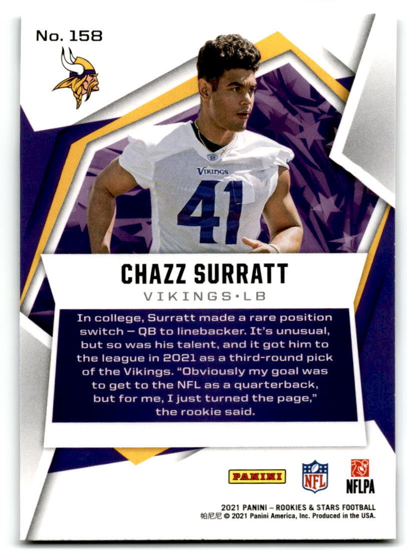 2021 Panini Rookies & Stars #158 Chazz Surratt NM