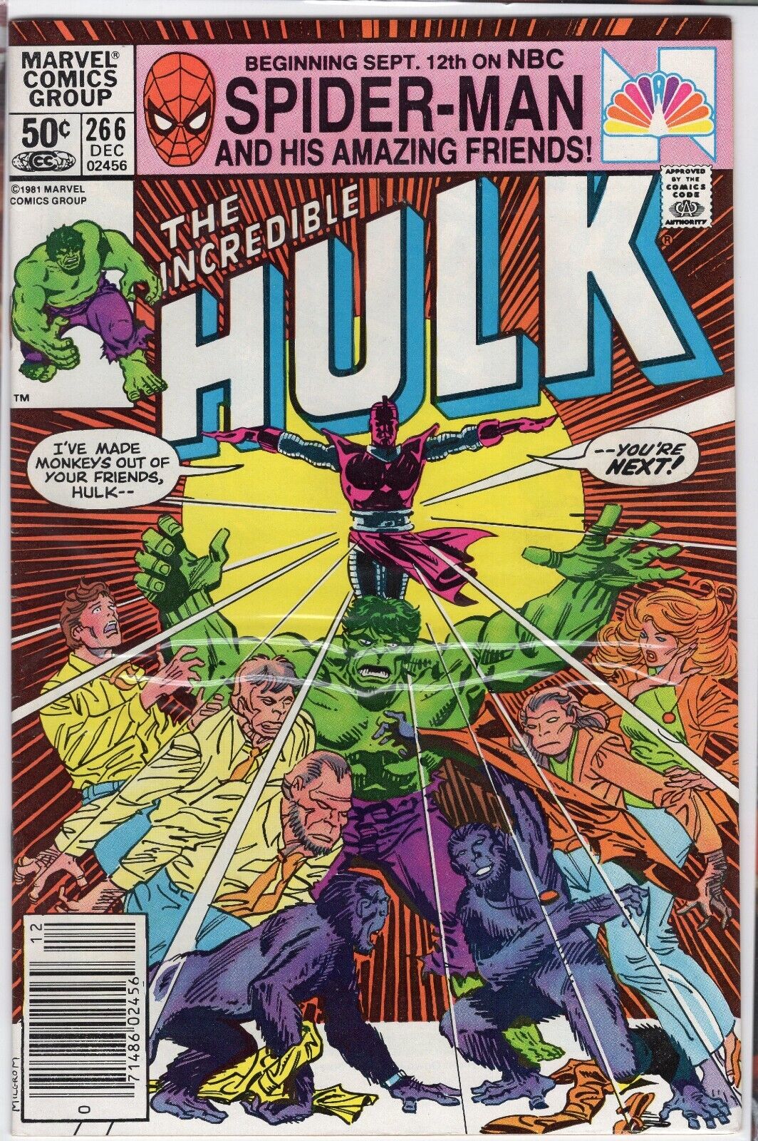 Incredible Hulk #266 Marvel 1981