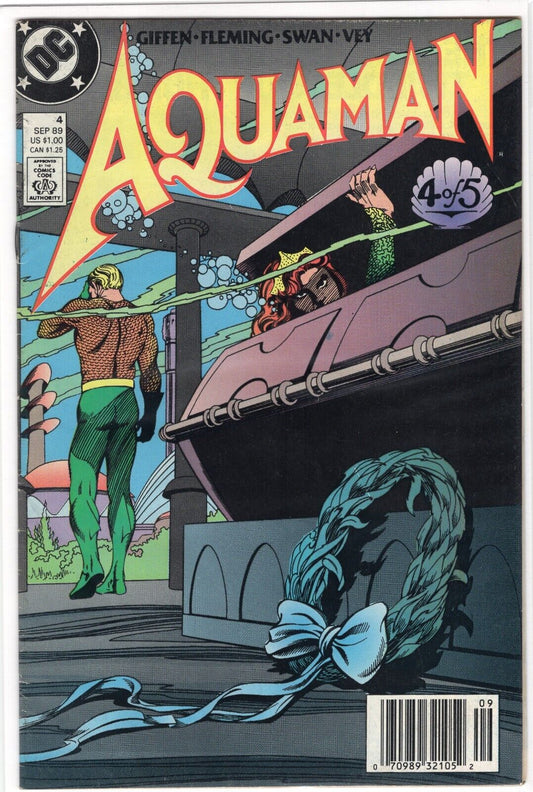 Aqualad #4 (Sep 1989) • Mera • Keith Giffen • Robert Loren Fleming • Curt Swan •