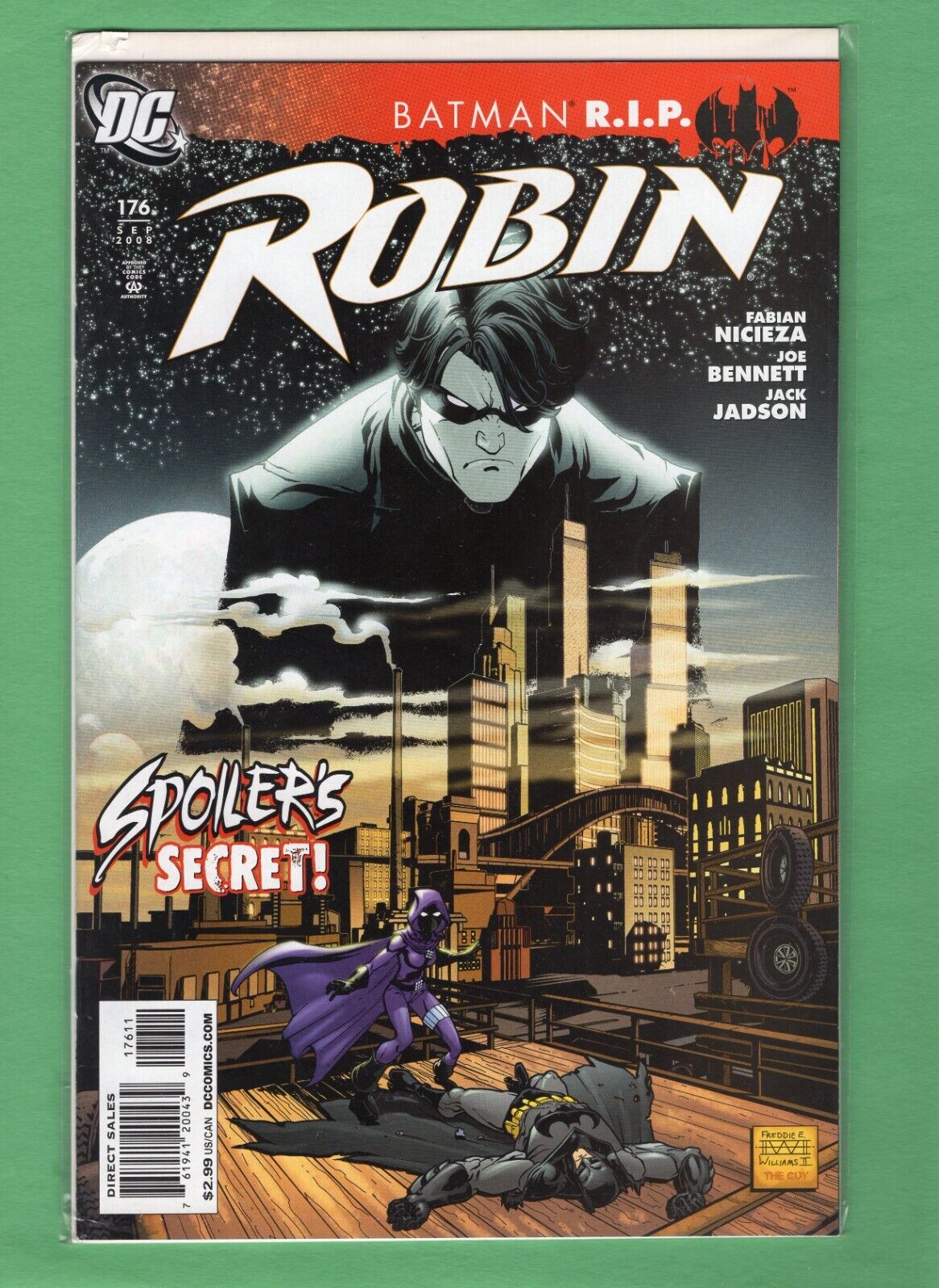 DC Comics Robin #176 Batman RIP 2008