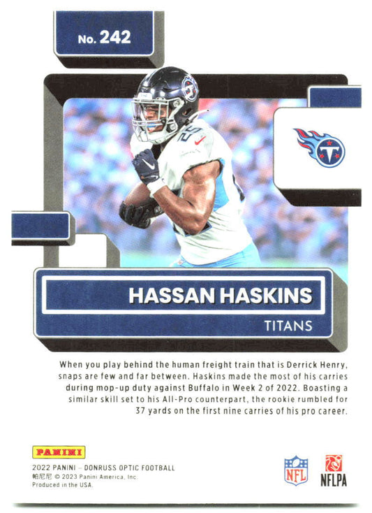 2022 Donruss Optic #242 Hassan Haskins NM