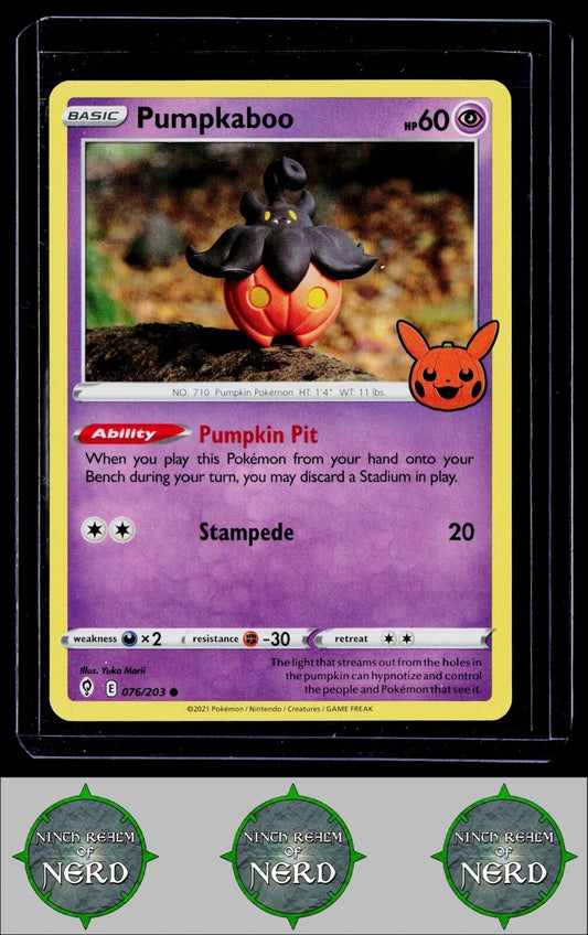 Pumpkaboo Trick or Trade BOOster  #076/203 Promo