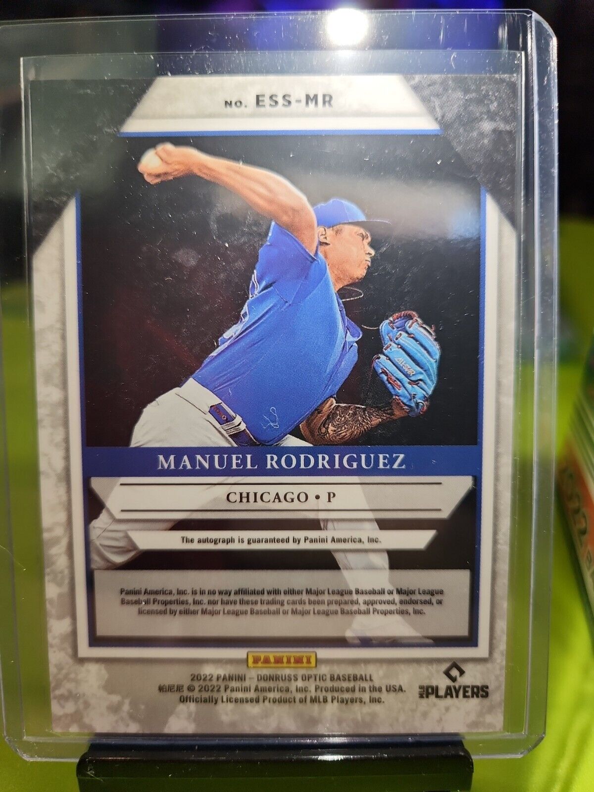 Manuel Rodriguez -- 2022 Donruss Optic Elite Series Signature Auto Chicago Cubs