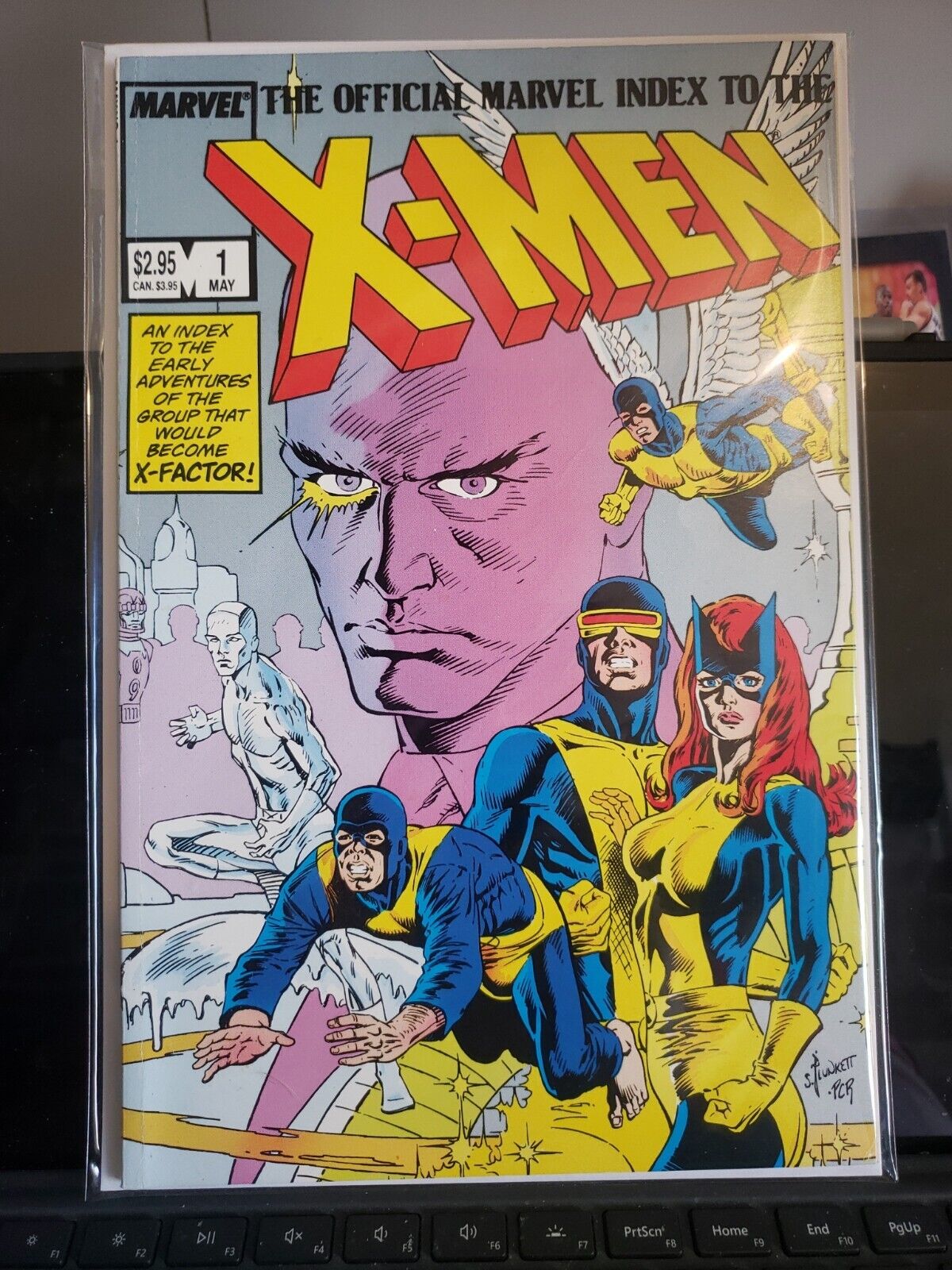 Official Marvel Index to the X-Men #1 Comic Book 1987 NM- Comics Beast Cyclops