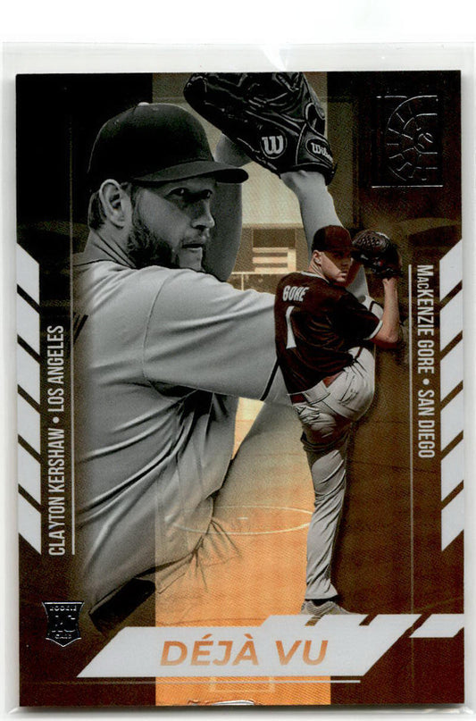 2022 Panini Capstone #DV-15 Clayton Kershaw / MacKenzie Gore Deja Vu NM