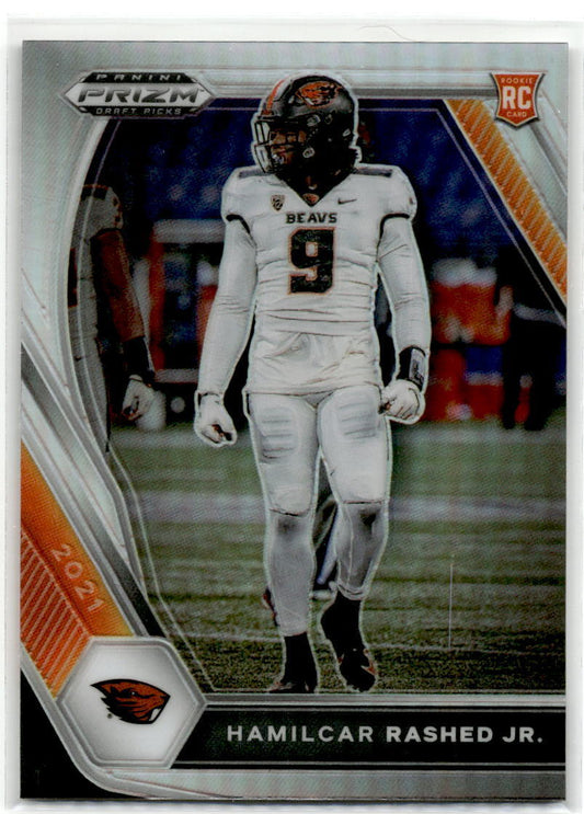 2021 Panini Prizm Draft Picks Collegiate #141 Hamilcar Rashed Jr. Ruby Wave NM