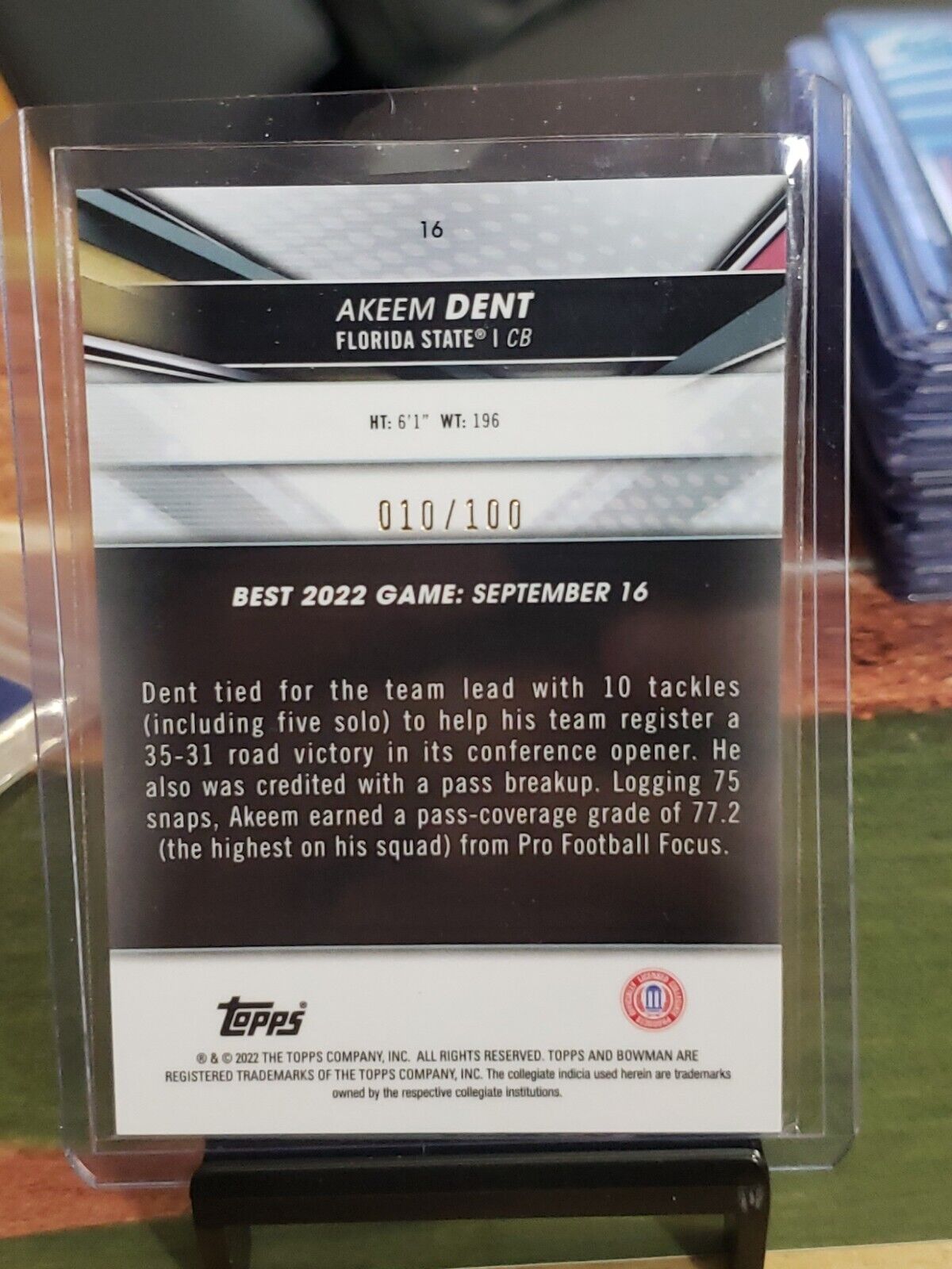 Jordan Battle 2022 Bowman's Best University mini-diamond refractor #27  Alabama