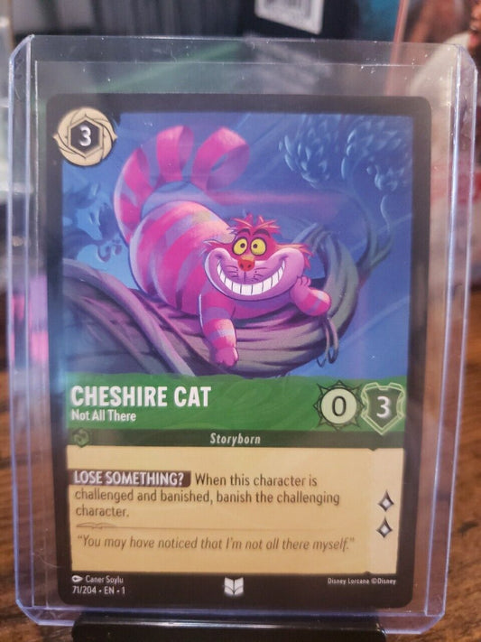 2023 Disney Lorcana Cheshire Cat 71/204 Uncommon Non-Foil - NM FAST SHIP