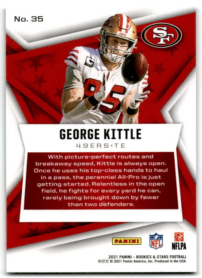 2021 Panini Rookies & Stars #35 George Kittle NM