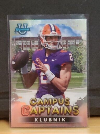 Cade Klubnik 2022 Bowman U Best Campus Captains Silver Refractor RC #CC-23