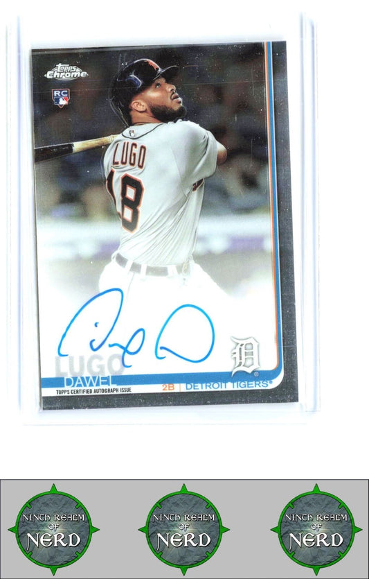 2019 Topps Chrome #RA-DL Dawel Lugo Rookie Autographs