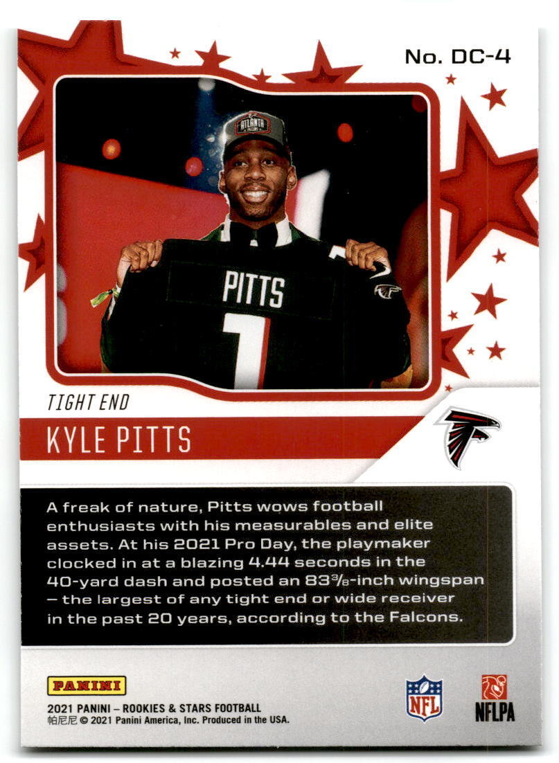 2021 Panini Rookies & Stars #DC-4 Kyle Pitts Draft Class nm