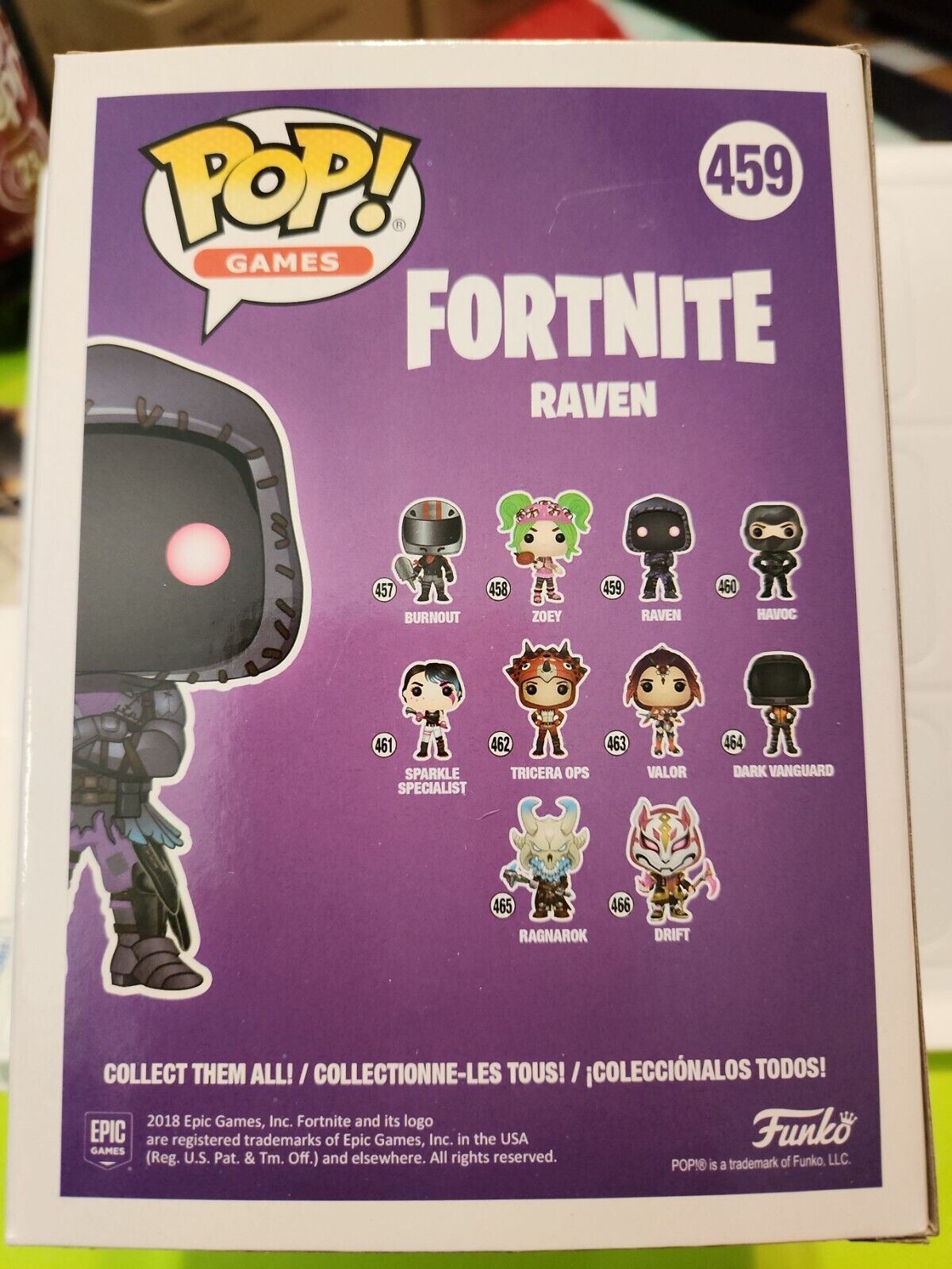 Funko Pop! Games Fortnite #459 RAVEN Vinyl Figure