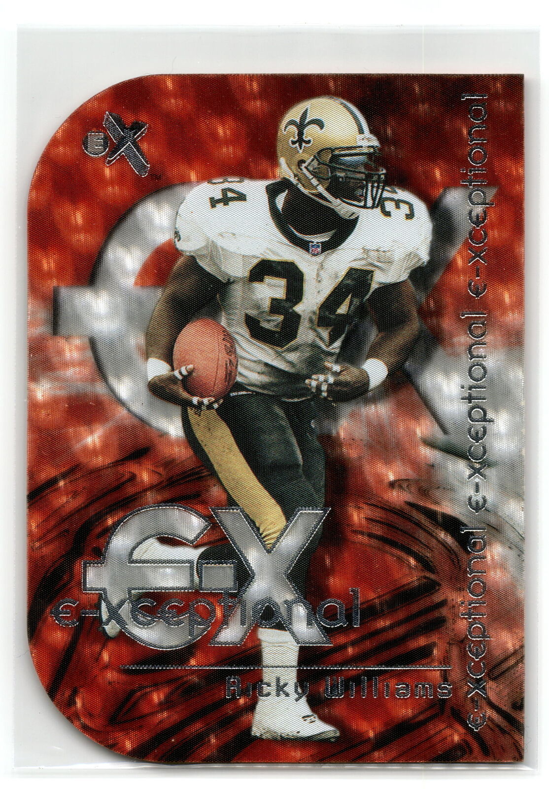 2000 Fleer E-X #9XC Ricky Williams E-Xceptional Red NM