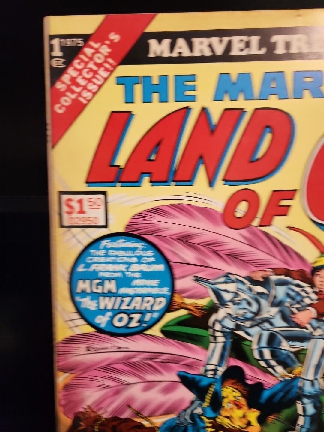 Marvelous LAND of OZ #1 (1975) Marvel TREASURY Size By Roy Thomas Alfredo Alcala