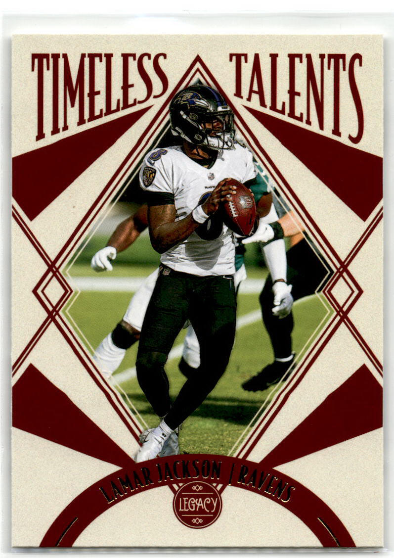 2021 Panini Legacy #TT-2 Lamar Jackson Timeless Talents NM