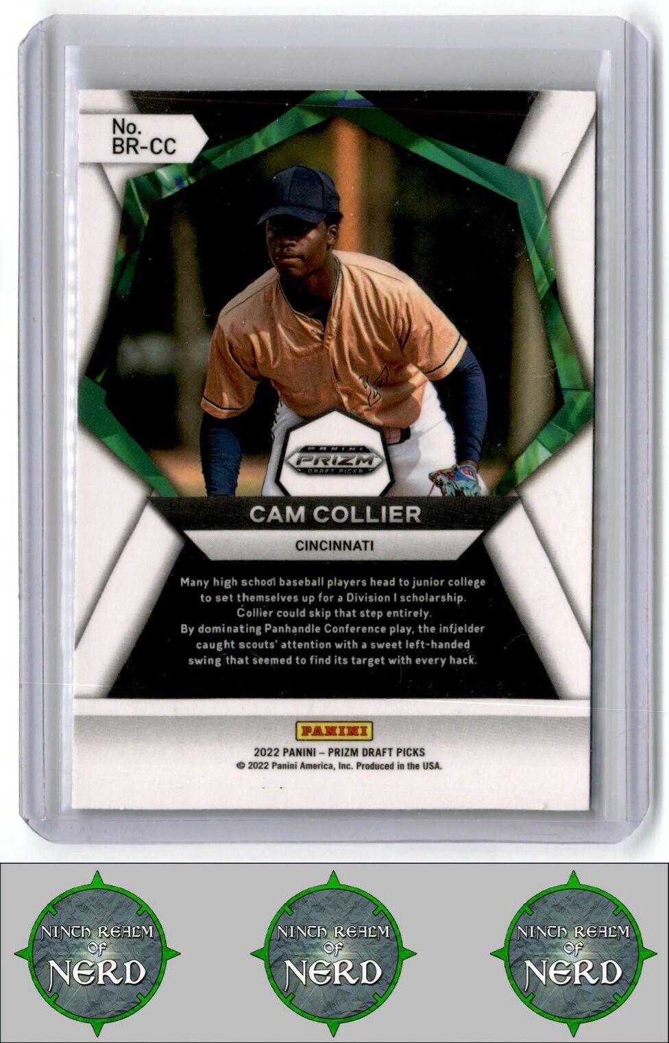 2022 Panini Prizm Draft Picks #BR-CC Cam Collier Brilliance