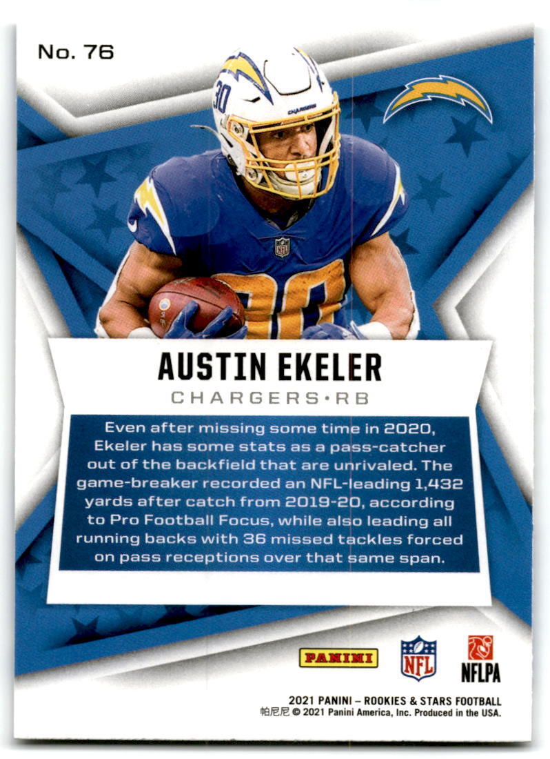 2021 Panini Rookies & Stars #76 Austin Ekeler NM