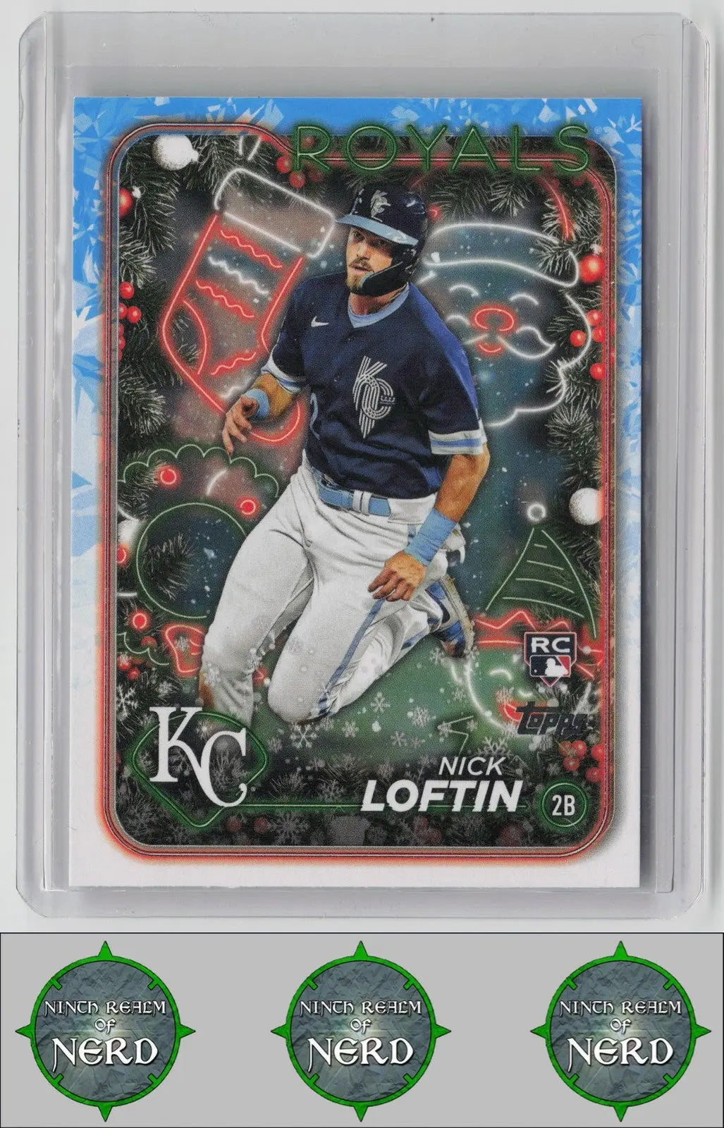 Nick Loftin 2024 Topps Holiday #H30 RC Kansas City Royals