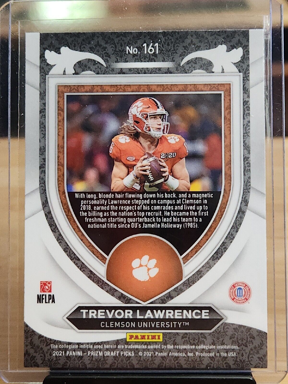 Trevor Lawrence RC Crusade Rookie Rc 2021 Panini Prizm Draft Picks #161