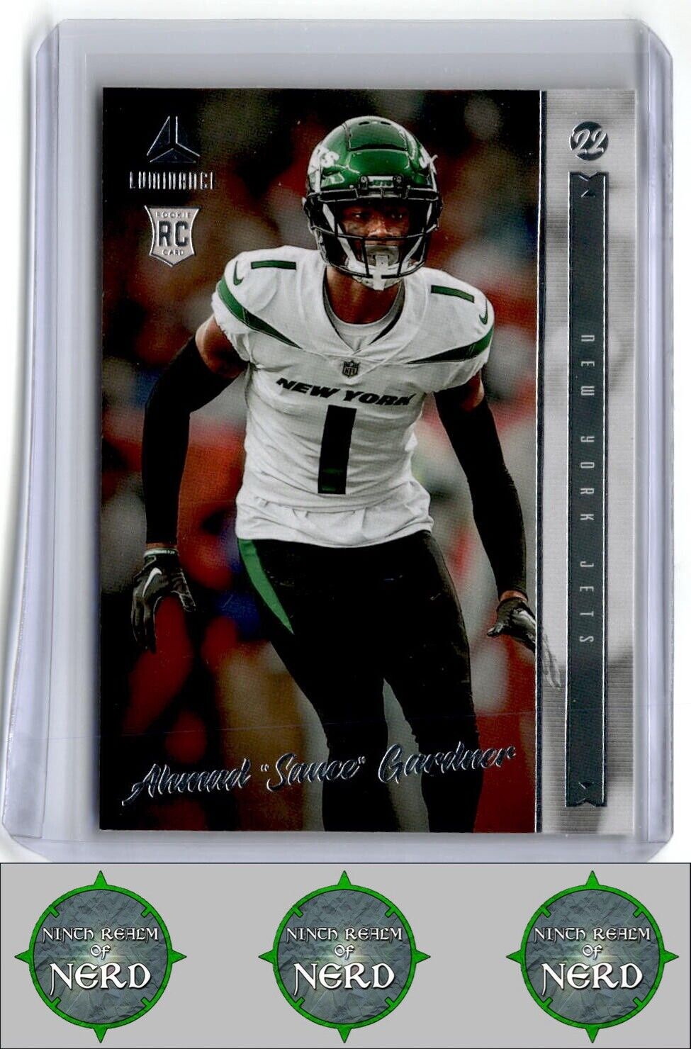 2022 Panini Chronicles #208 Ahmad "Sauce" Gardner Luminance Update Rookies