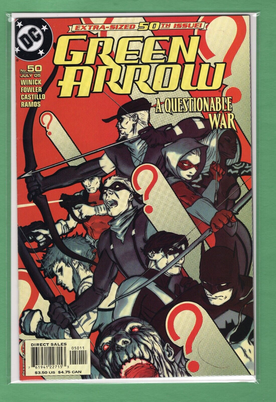 Green Arrow #50 (2005 volume 3) A Questionable War - DC Comics 