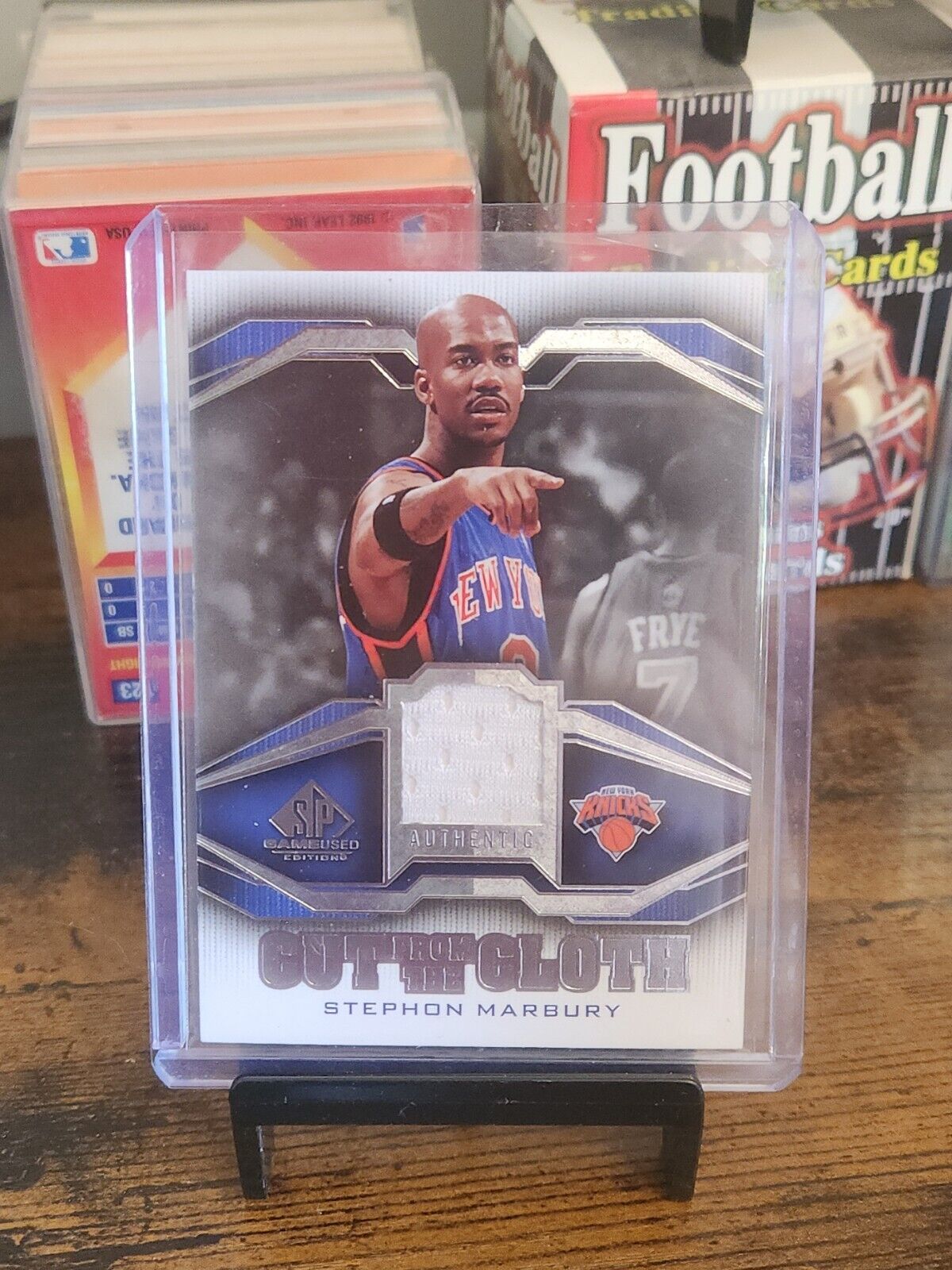 2007-08 Upper Deck SP Cut from the Cloth Stephon Marbury