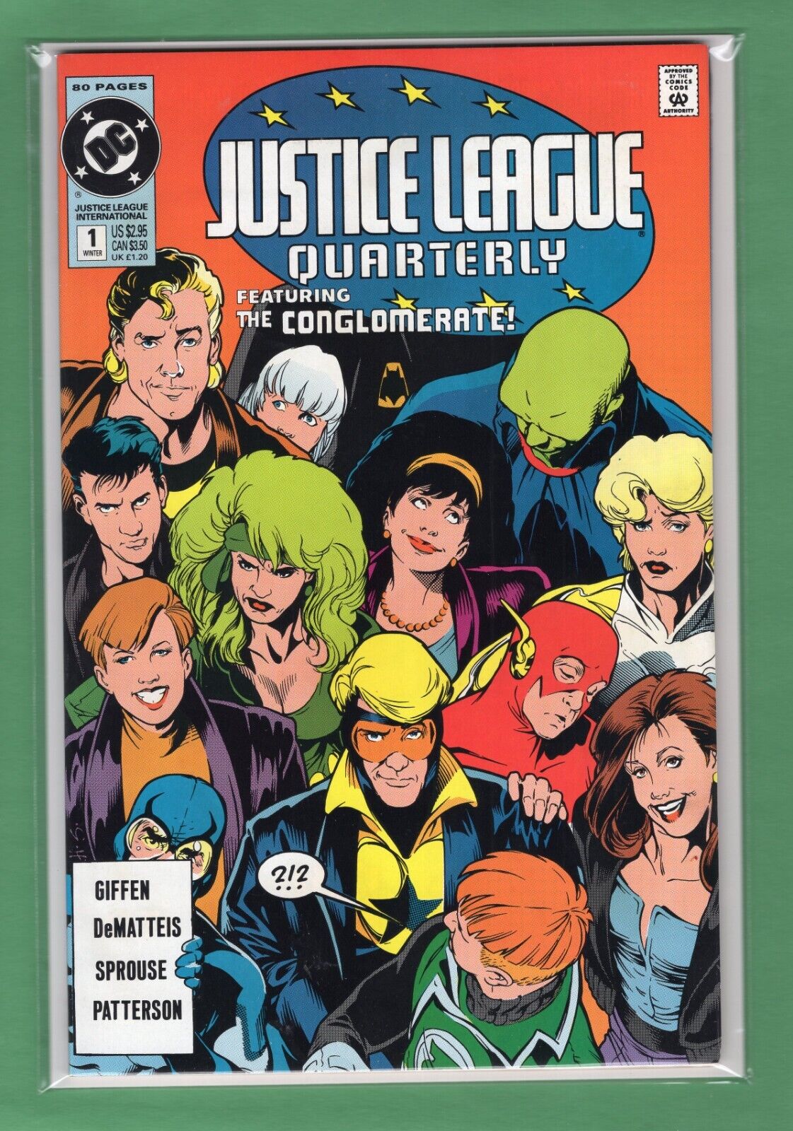 Justice League Quarterly #1 1989 DC Comics 