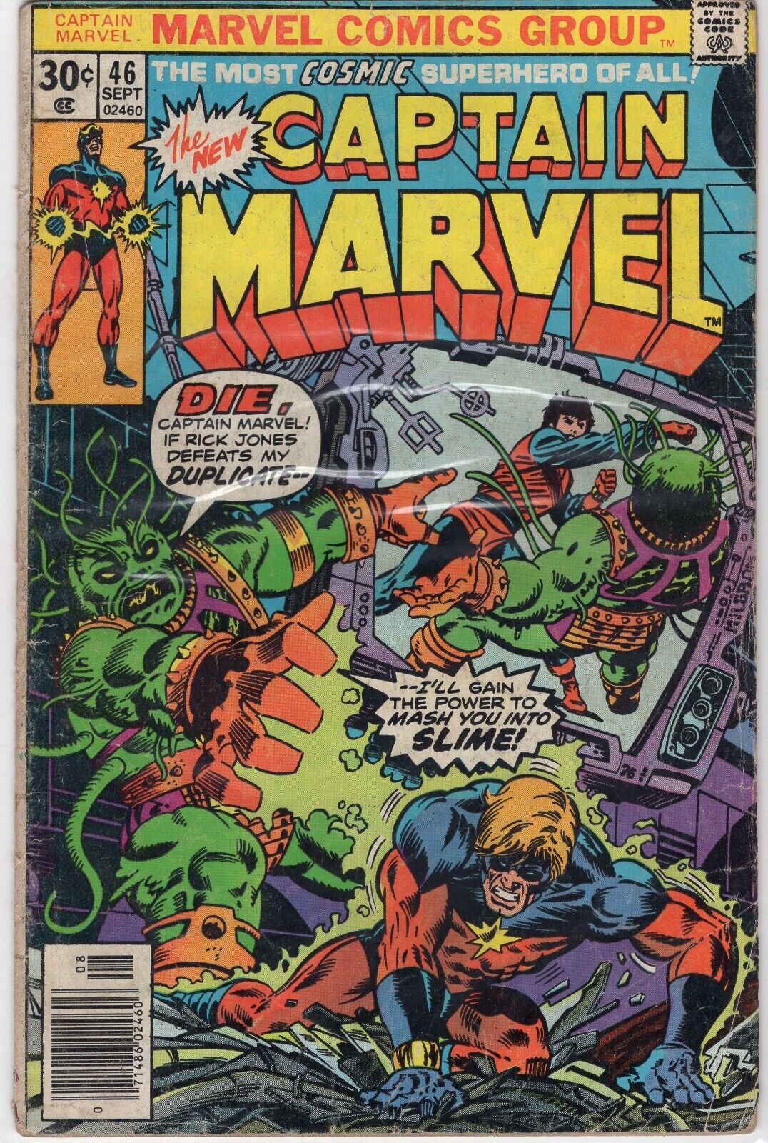 Captain Marvel #46 Marvel Comics 1976 First Appearance Of Supremor Bronze Age