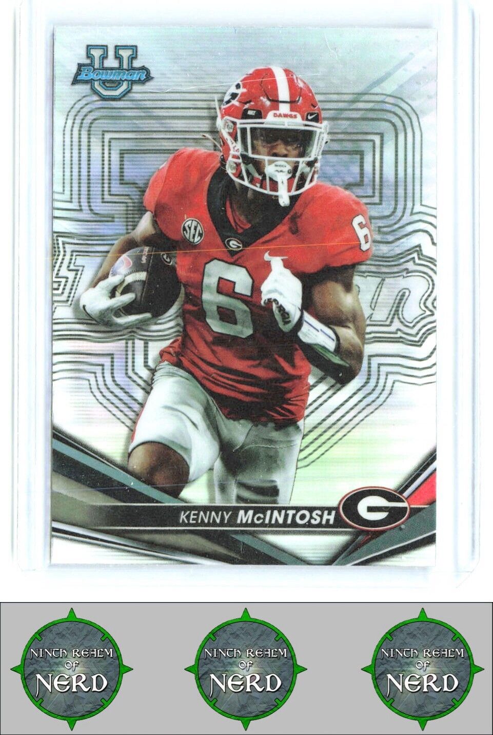 2022-23 Bowman's Best University #36 Kenny McIntosh Refractor