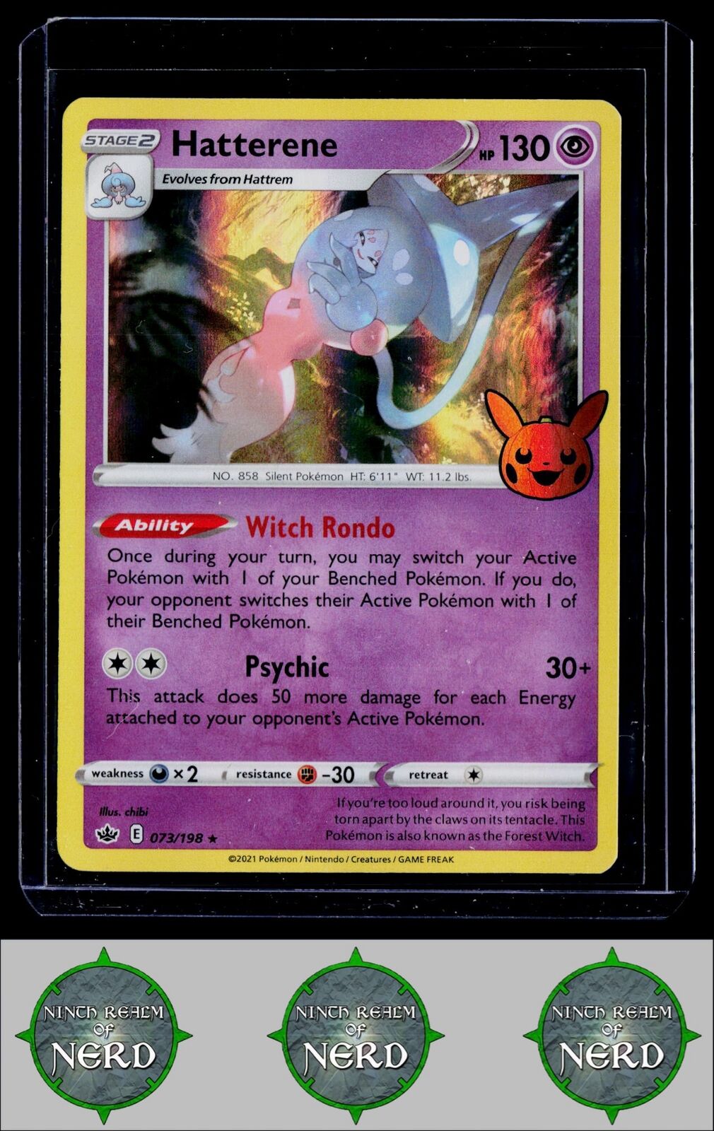 Hatterene Trick or Trade BOOster  #073/198 Promo