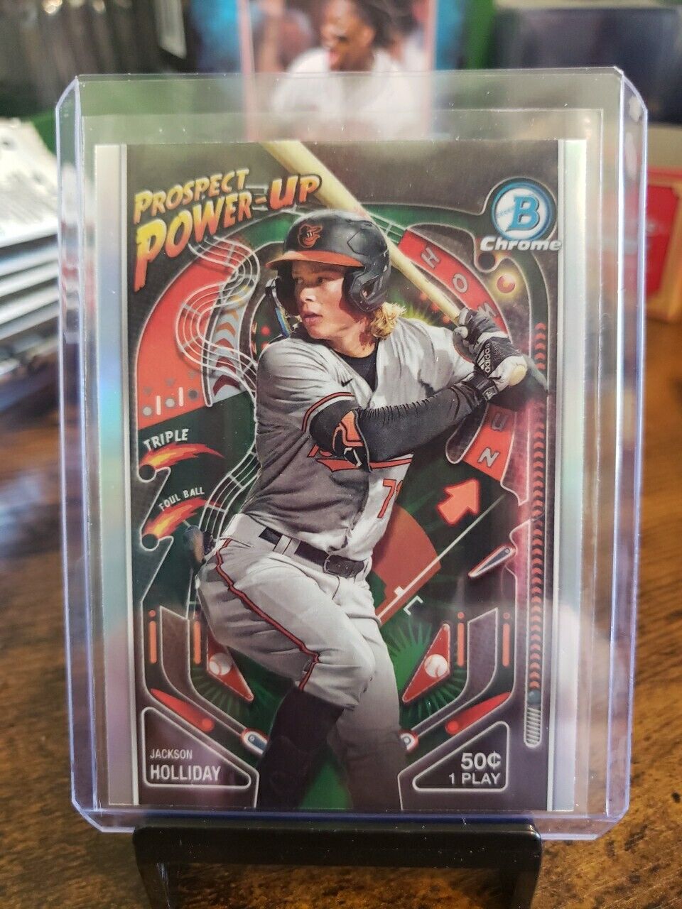 2024 Bowman Chrome Jackson Holliday Power Up Refractor #PP-5 Orioles Insert RC