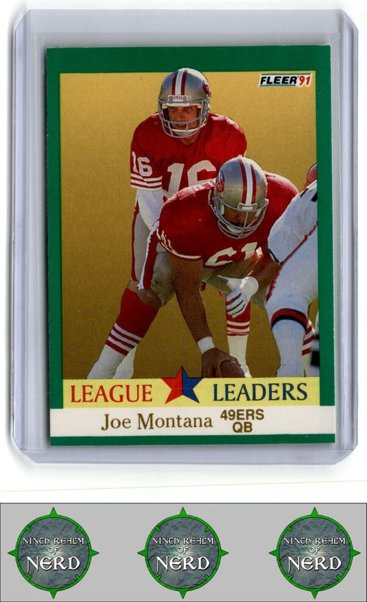 1991 Fleer #408 Joe Montana