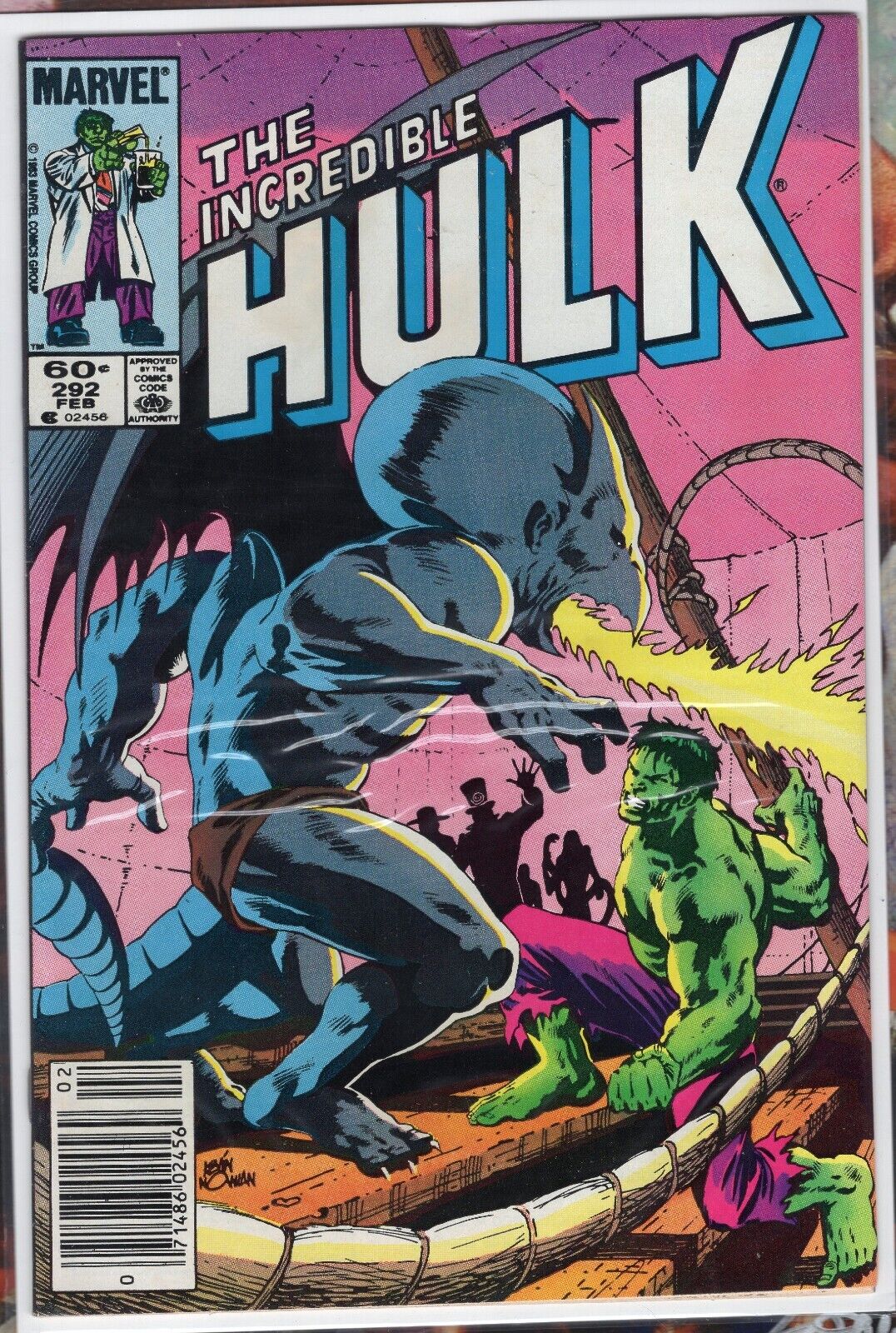 Incredible Hulk (1968 series) #292 Newsstand in VF cond. Marvel comics 