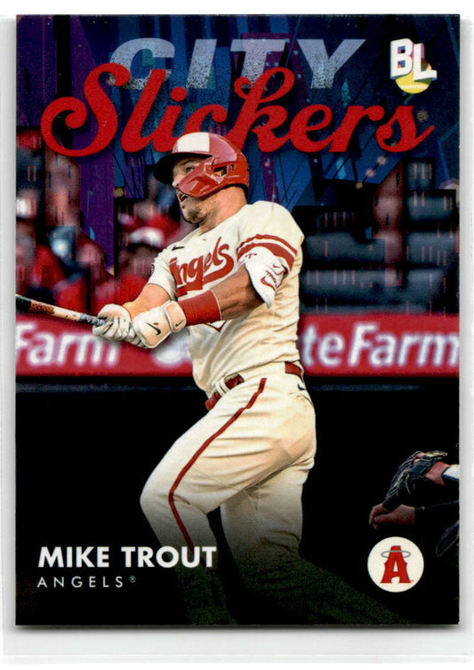 2023 Topps Big League #CS-1 Mike Trout City Slickers NM