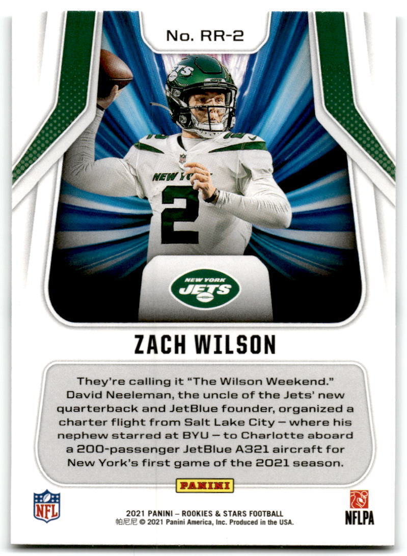 2021 Panini Absolute #102 Zach Wilson Retail NM