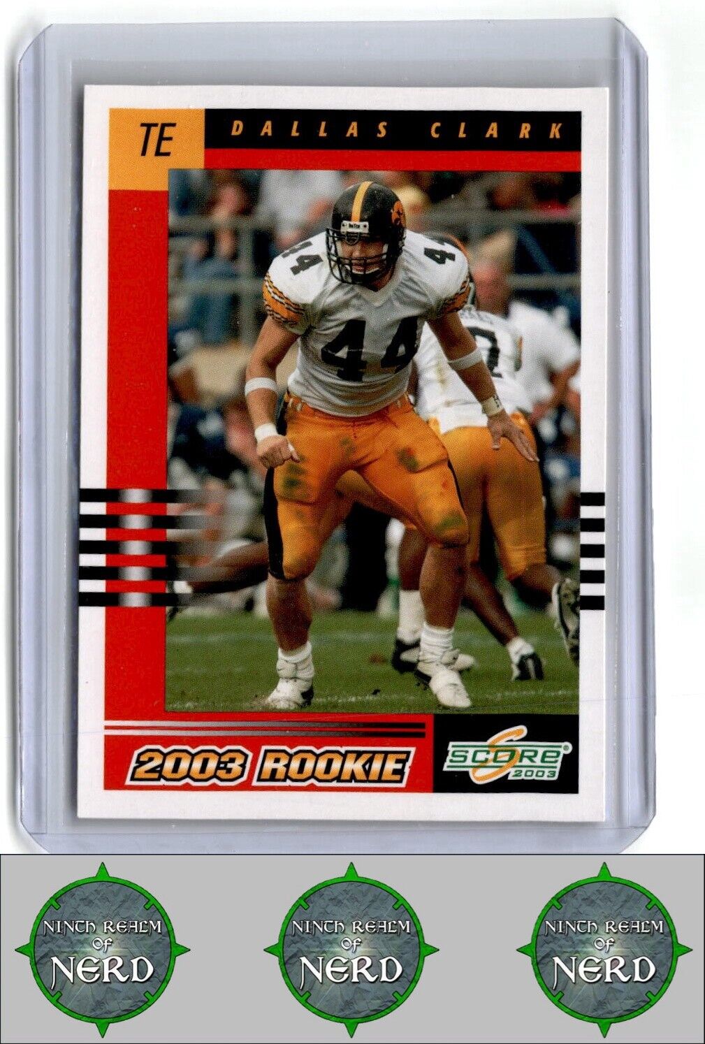 2003 Score #310 Dallas Clark Scorecard #/500