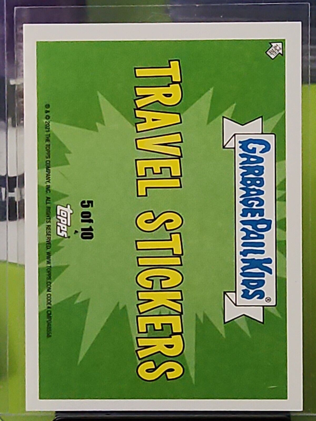 Topps 2023 Garbage Pail Kids GPK Go on Vacation Travel Stickers 5/10 Egypt