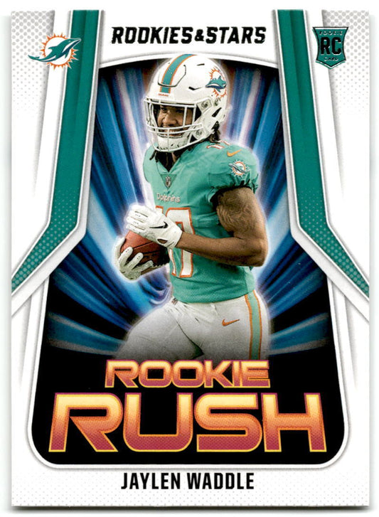 2021 Panini Rookies & Stars #RR-8 Jaylen Waddle Rookie Rush NM