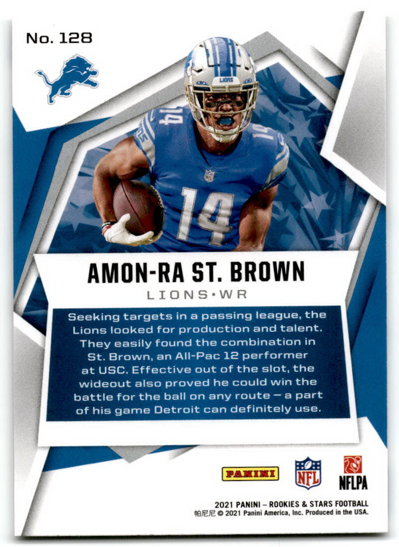 2021 Panini Rookies & Stars #128 Amon-Ra St. Brown NM