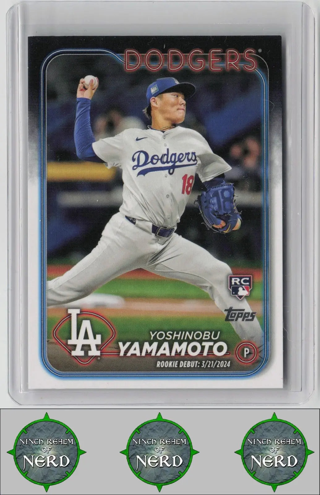 Yoshinobu Yamamoto 2024 Topps Update Companions to Oversized #US149 Dodgers