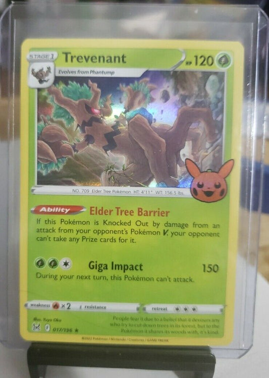 2023 Pokémon Trick Or Trade Halloween Trevenant Holo 017/196 NM