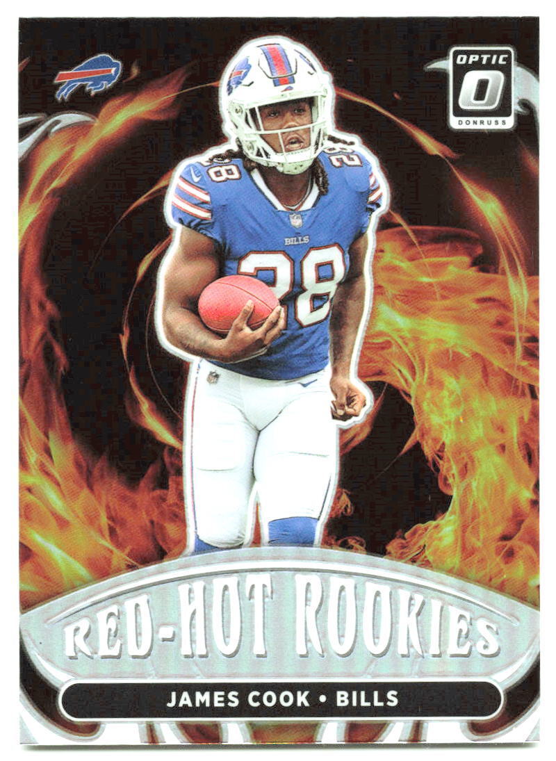 2022 Donruss Optic #RHR-6 James Cook Red Hot Rookies NM