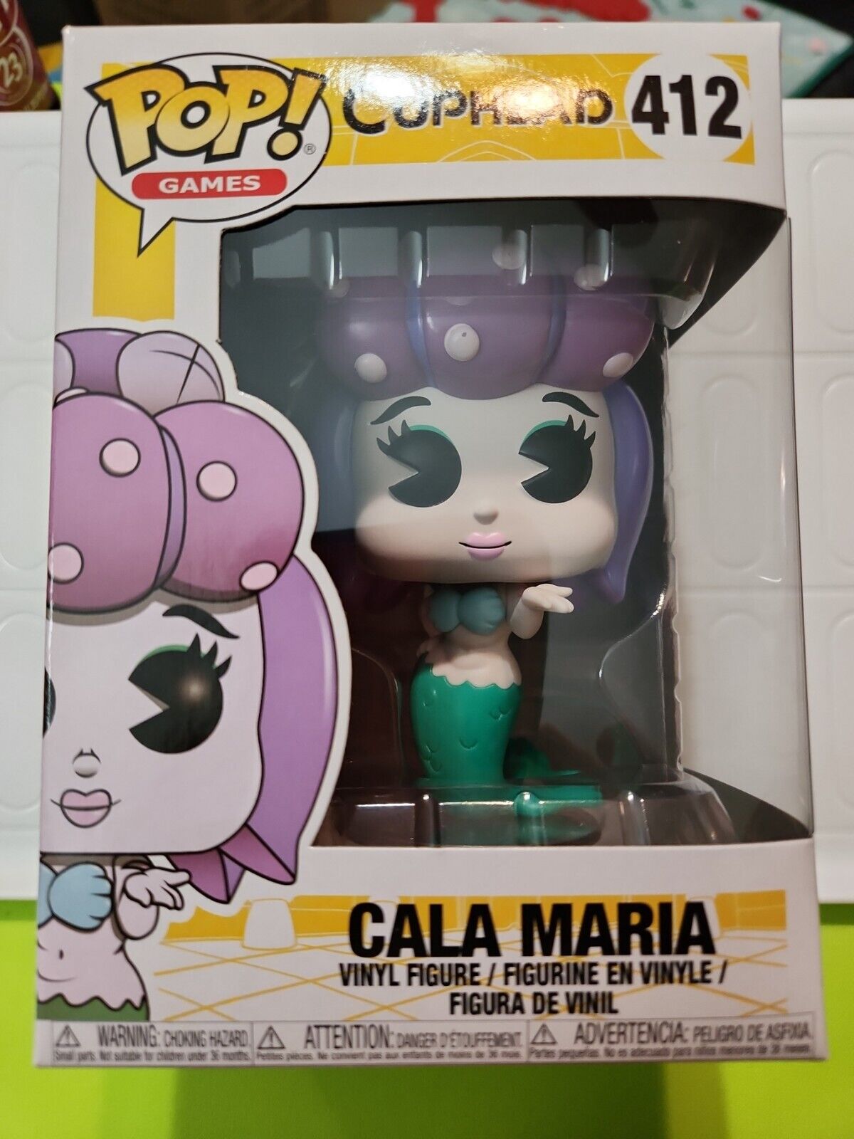 Funko Pop! Games Cuphead CALA MARIA #412 Vinyl Figure NEW!! RARE!