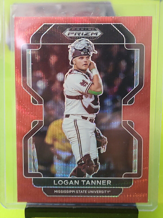 Logan Tanner 2022 Prizm Draft Picks Red Wave Prizm