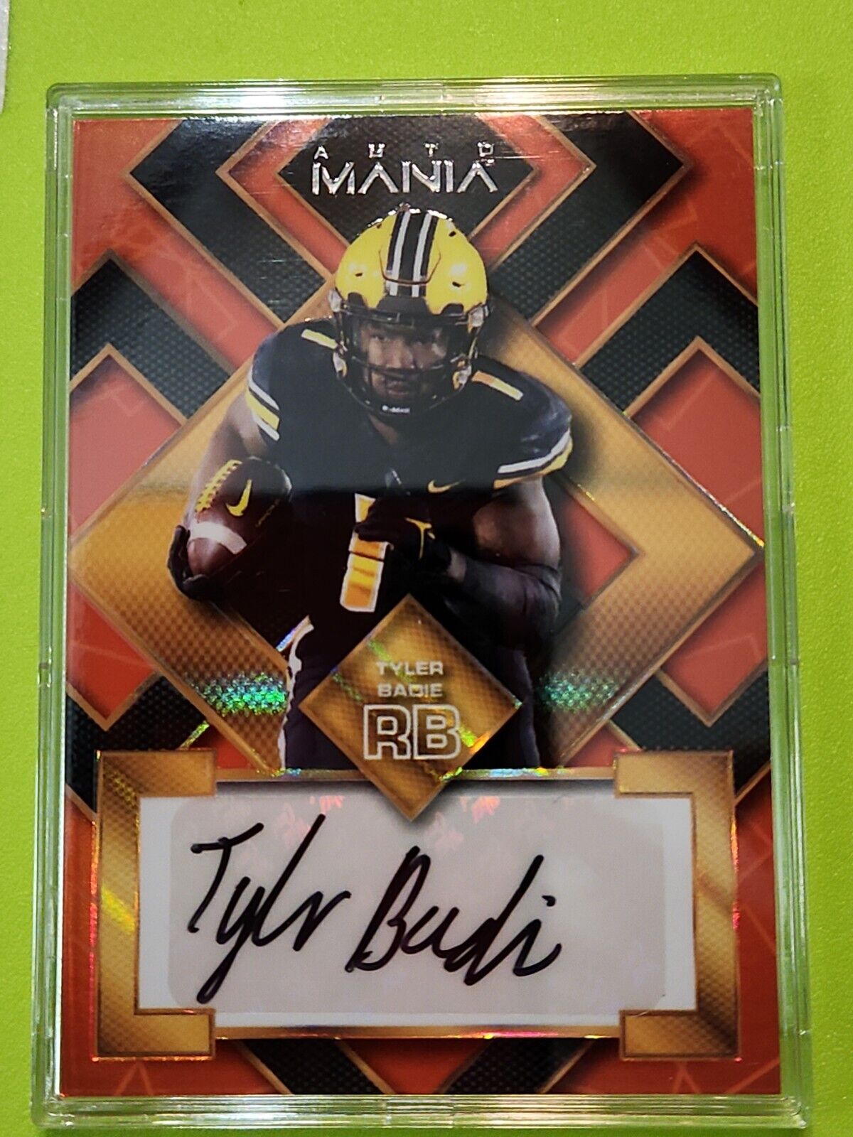 2022 Wild Card Auto Mania  RC AUTO TYLER BADIE RAVENS