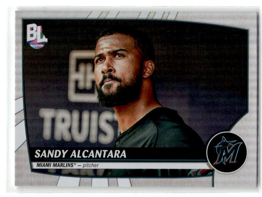 2023 Topps Big League #219 Sandy Alcantara Electric Orange NM