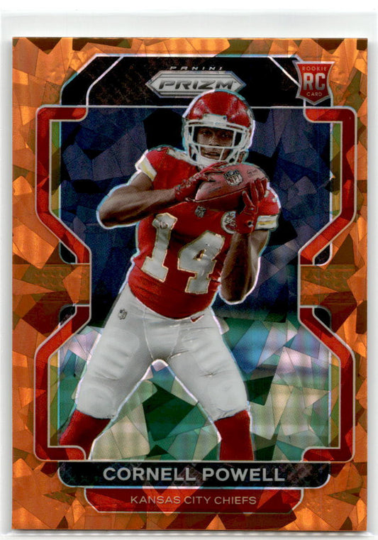 2021 Panini Prizm #370 Cornell Powell Orange Ice NM