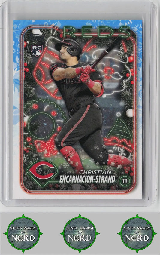 Christian Encarnacion-Strand 2024 Topps Holiday #H85 RC Cincinnati Reds